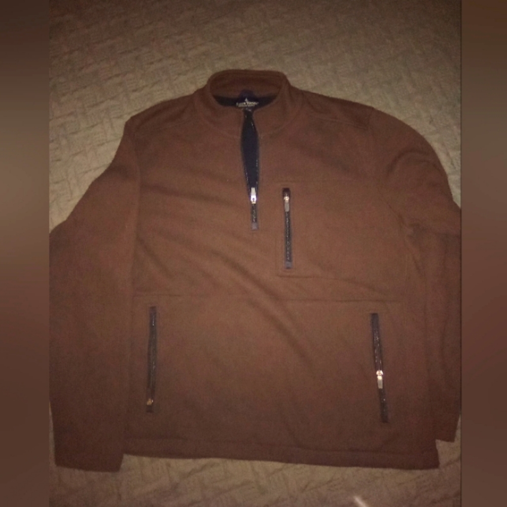 Dark Brown, Tailor Vintage Brand, fleece pullover